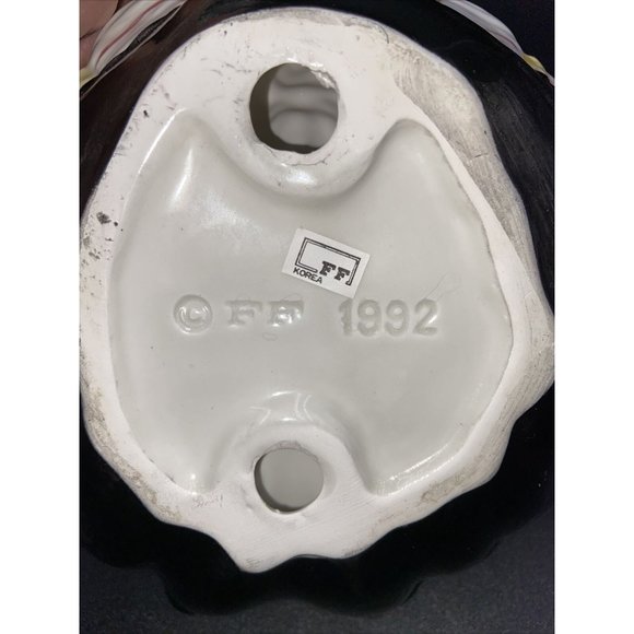 Fitz and Floyd Halloween Witch Candy Dish Vintage Glazed Ceramic 1992 - Picture 6 of 12